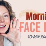 10-Minute Morning Face Yoga to De-Puff & Lift | Daily Routine