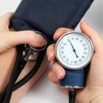 Blood pressure measurement with sphygmomanometer and stethoscope
