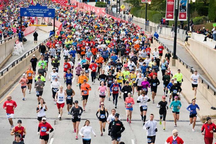 Steffi Jones, Zhang Zhongqi, Andreas Hestler, Christin Priebst, Colin David Jones, and Chuck Howley among marathon runners